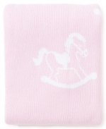 Pink Rocker Knit Novelty Blanket